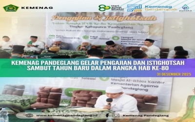 Kemenag Pandeglang Gelar Pengajian dan Istighotsah Sambut Tahun Baru dalam Rangka HAB ke-80